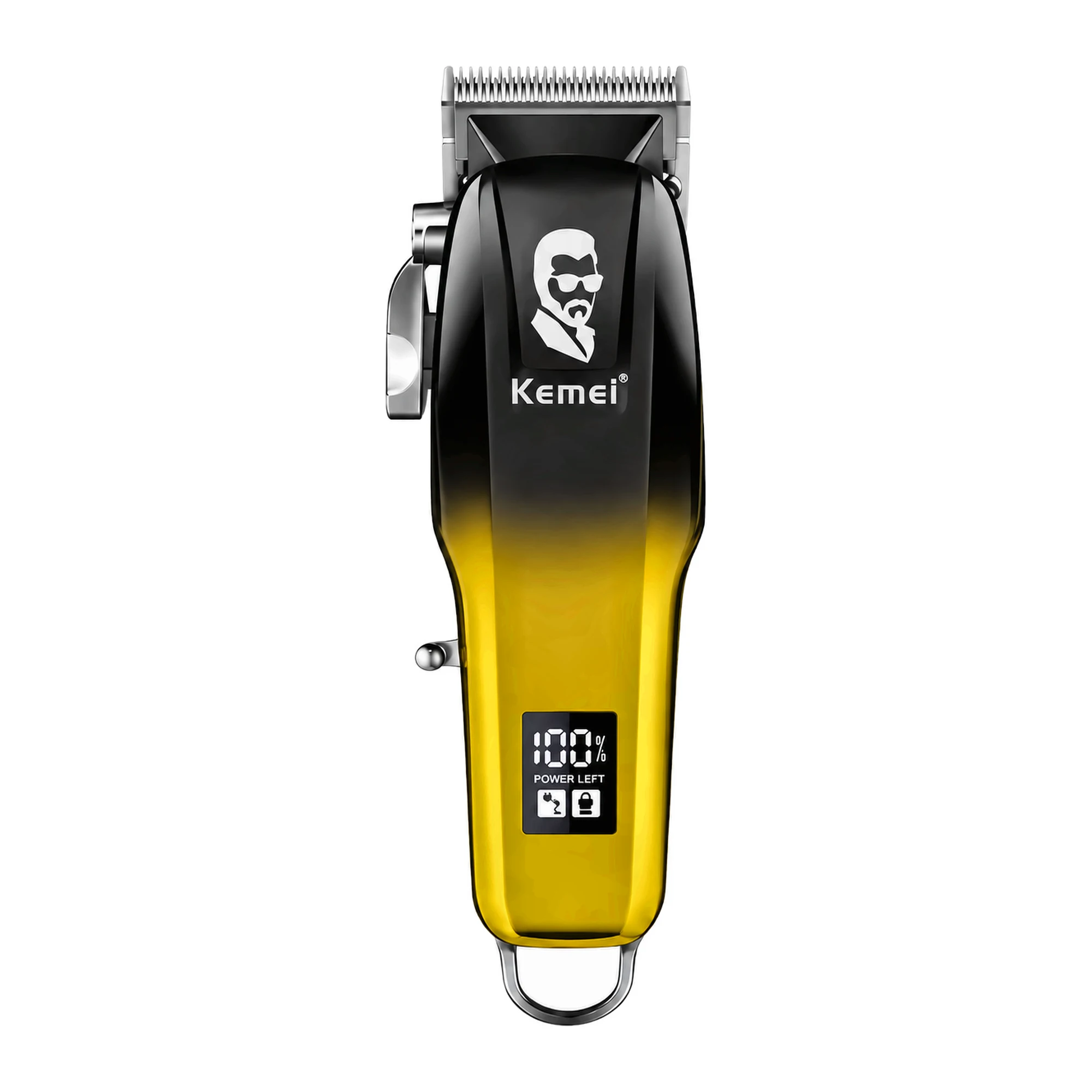 Tondeuse professionnelle Kemei KM-709A sans fil rechargeable