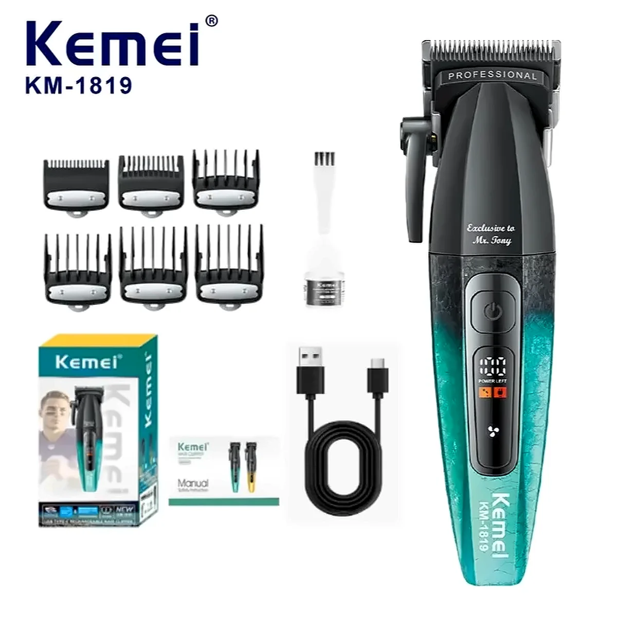 Kemei KM-1819 – kit complet