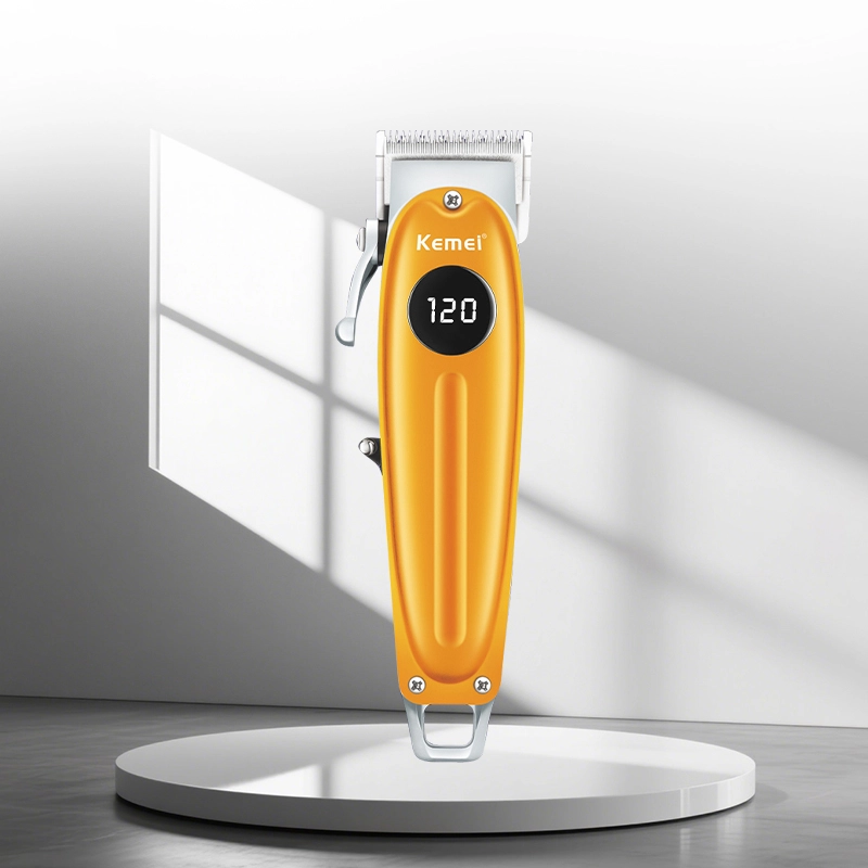 Tondeuse Kemei KM-1955 Pro – Écran LED & Corps Métallique
